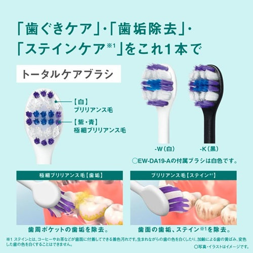 Panasonic パナソニック 音波振動ハブラシ ドルツ EW-DA19-A ブルー