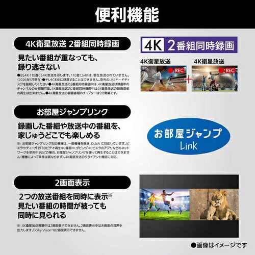 Panasonic パナソニック 55V型 4K液晶テレビ ビエラ TV-55W93C