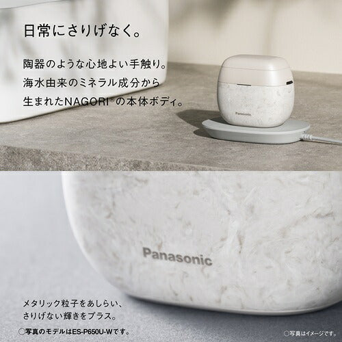 Panasonic パナソニック メンズシェーバー ラムダッシュ パームインPRO 6枚刃 ES-P650U-K マーブルブラック