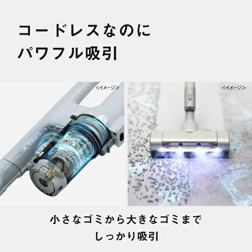 Panasonic パナソニック セパレート型コードレススティック掃除機 MC-NX600KM-W シルクホワイト