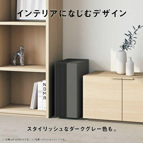 Panasonic パナソニック 加湿空気清浄機 ナノイー F-VX70D-W ホワイト 空清31畳 加湿19畳