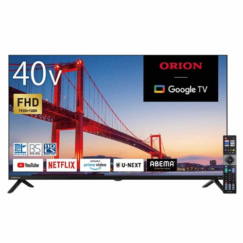ORION オリオン 40V型 フルハイビジョン GoogleTV OLS40WD20