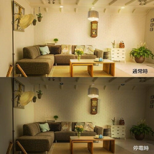 停電しても明るいLED電球 燈まもるくん 50W相当 電球色 消費電力6.2W 口金E26 株式会社テイーエム TAL-690-2