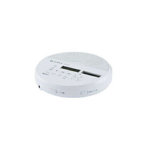 ポータブルCDプレーヤー AUREX Bluetooth搭載 充電対応多機能モデル ホワイト 東芝 AX-CP50(W)