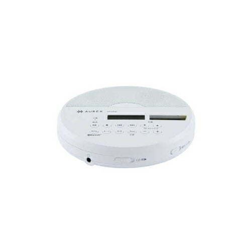 ポータブルCDプレーヤー AUREX Bluetooth搭載 充電対応多機能モデル ホワイト 東芝 AX-CP50(W)