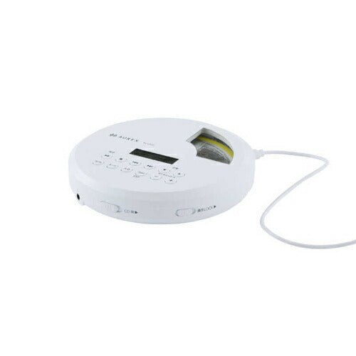 ポータブルCDプレーヤー AUREX ベーシックモデル ホワイト 東芝 AX-CP10(W)
