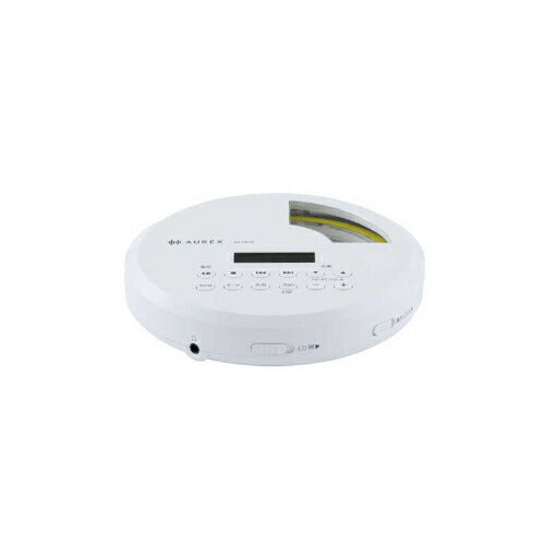 ポータブルCDプレーヤー AUREX ベーシックモデル ホワイト 東芝 AX-CP10(W)