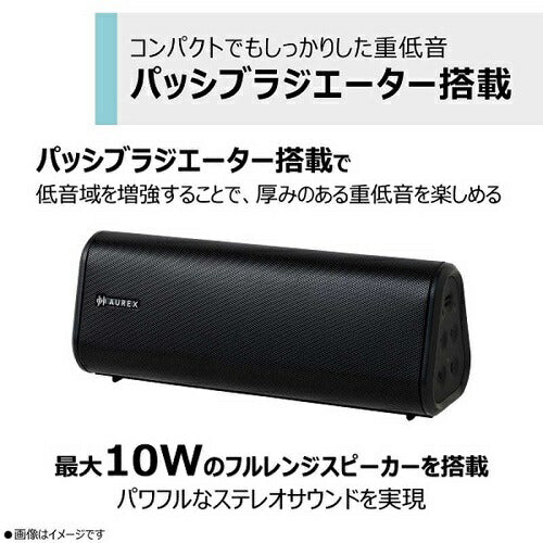 クリアボイス機能付きワイヤレススピーカー ブラック 東芝 AX-FX10(K)