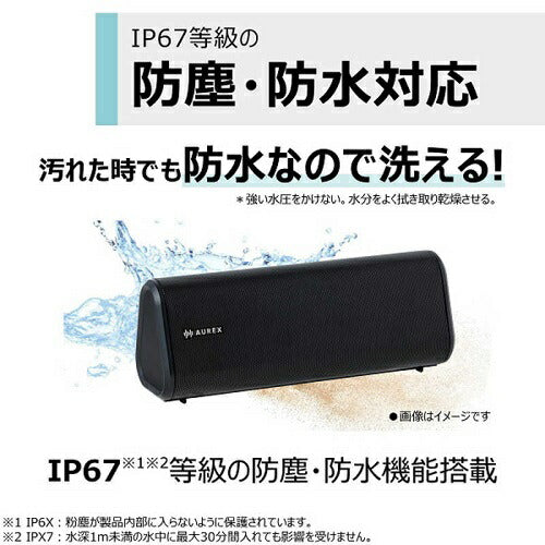 クリアボイス機能付きワイヤレススピーカー ブラック 東芝 AX-FX10(K)
