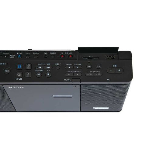 CDラジオ Aurexシリーズ ［ワイドFM対応 /Bluetooth対応］ ブラック 東芝 TY-ANX3