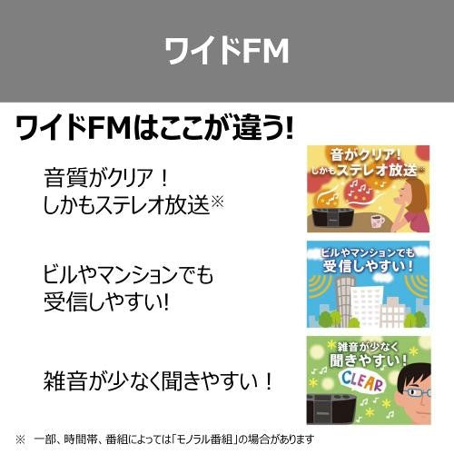 Bluetoothスピーカー機能付き ラジオ ホワイト 東芝 TY-SBR10W
