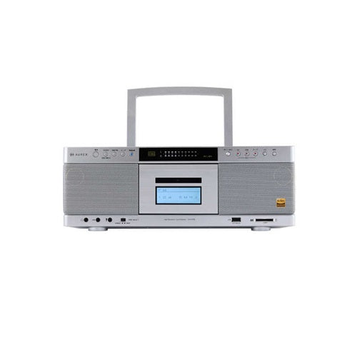 CDラジカセ ワイドFM対応 ハイレゾ対応 Bluetooth対応 シルバー 東芝 AX-KCR90-S