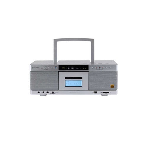 CDラジカセ ワイドFM対応 ハイレゾ対応 Bluetooth対応 シルバー 東芝 AX-KCR90-S