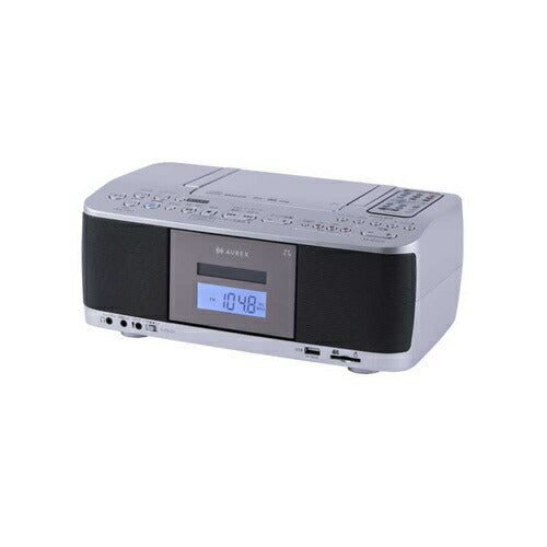 CDラジカセ ワイドFM対応 Bluetooth対応 シルバー 東芝 AX-KCR70-S
