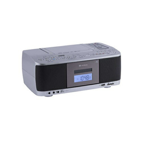 CDラジカセ ワイドFM対応 Bluetooth対応 シルバー 東芝 AX-KCR70-S