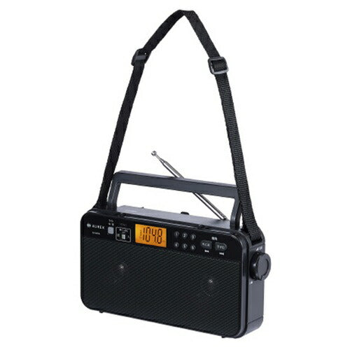 ホームラジオ LEDライト付き AUREX ブラック 東芝 AX-SHR70(K)