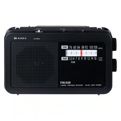 LEDライト付きホームラジオ ワイドFM対応 AM/FM ブラック 東芝 AX-HR50 (K)