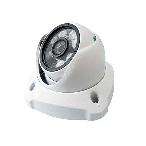 AHD低照度・IRカメラ ドーム型 ホワイト 200万画素 カラー撮影 赤外線撮影 IP66相当 ケーブル延長可能 キャロット AH-550