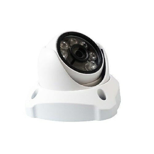 AHD低照度・IRカメラ ドーム型 ホワイト 200万画素 カラー撮影 赤外線撮影 IP66相当 ケーブル延長可能 キャロット AH-550