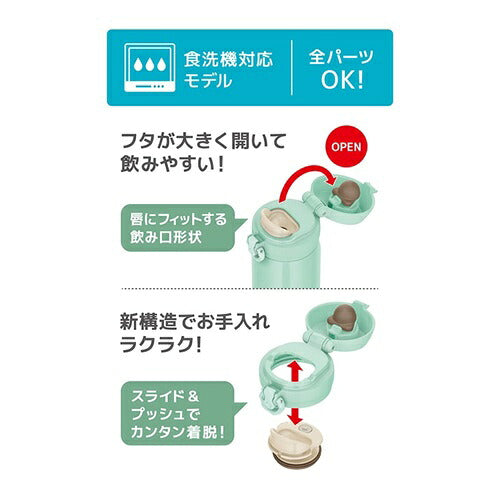 真空断熱ケータイマグ アイスグリーン 350ml サーモス JNL-S350(IG)