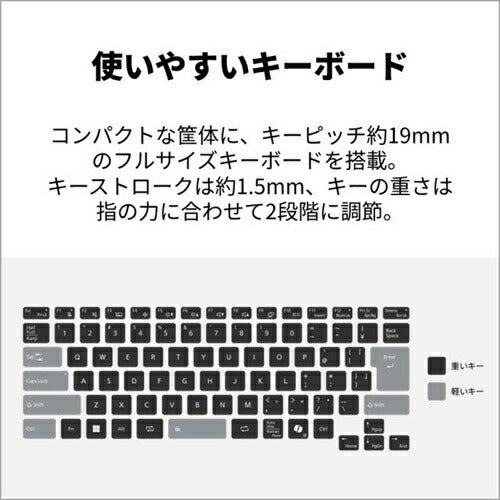 富士通 ノートパソコン FMV Note U 14.0型ワイド シルバーホワイト FMVU550K3W
