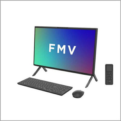 富士通 デスクトップパソコン FMVF75L1BA FMV Desktop F 23.8型 Windows11 Home AMD Ryzen7 メモリ：16GB SSD：512GB Microsoft 365 Personal 2026年1月モデル ブラック