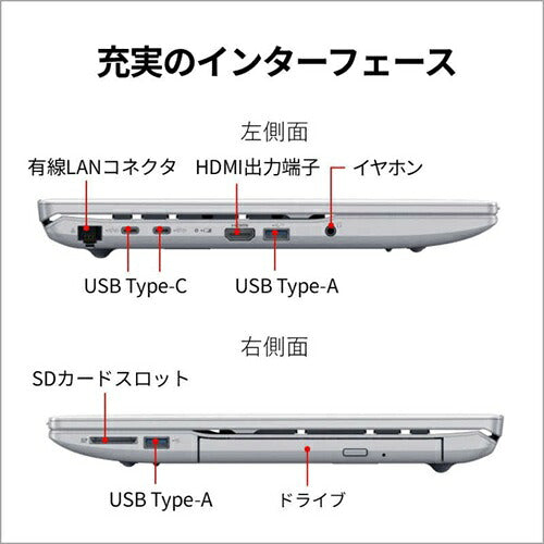FUJITSU 富士通 ノートパソコン LIFEBOOK 16型 FMVA75L2SA シルバー