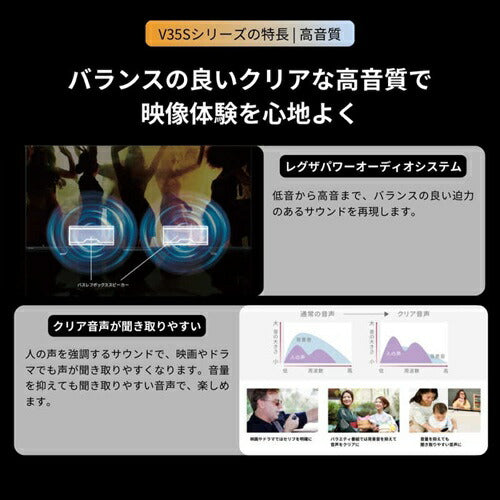 テレビ 40型 REGZA 40V35S フルHD 液晶 地デジ BS CS 外付けHDD対応 V35Sシリーズ