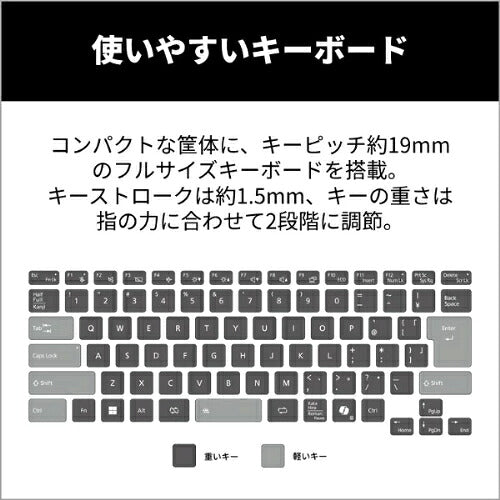 FUJITSU 富士通 FMV Note U ノートPC UX-L3B 14型 Core Ultra 7 16GB 512GB ピクトブラック