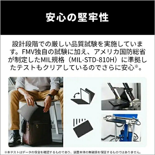 FUJITSU 富士通 FMV Note U ノートPC UX-L3B 14型 Core Ultra 7 16GB 512GB ピクトブラック