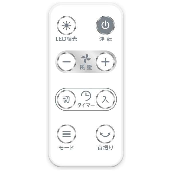 シィーネット C:NET リビング扇風機 DCモーター CFDH407WH 30cm