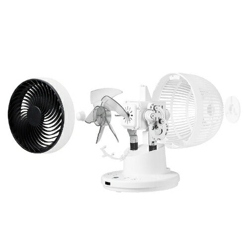 シィーネット C:NET サーキュレーター リモコン式 CCAS212WH 15cm