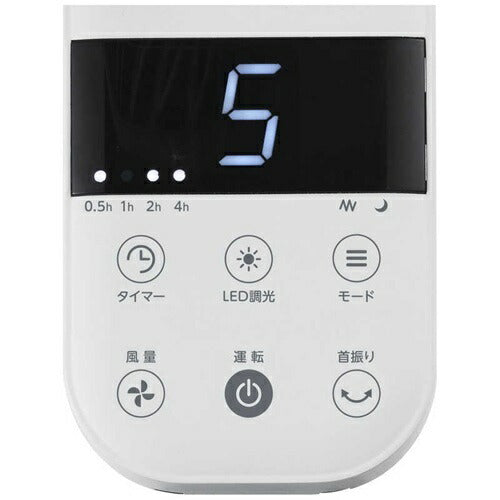 シィーネット C:NET 壁掛け扇風機 DCモーター CKDF308WH ホワイト