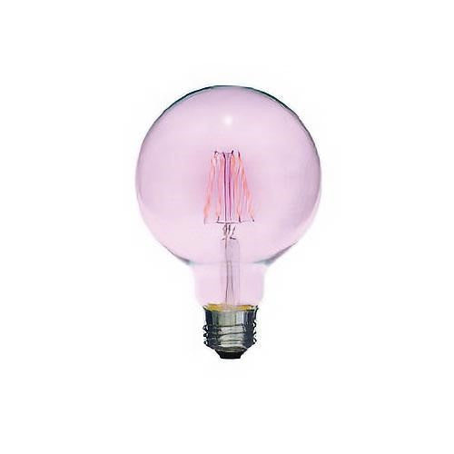 グローバル AMEDAMA フィラメントLEDカラー電球 G95/E26 ピンク オーム FLDC-G95P