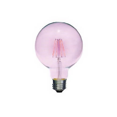 グローバル AMEDAMA フィラメントLEDカラー電球 G95/E26 ピンク オーム FLDC-G95P