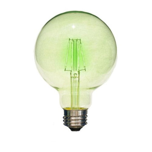 グローバル AMEDAMA フィラメントLEDカラー電球 G95/E26 グリーン オーム FLDC-G95G
