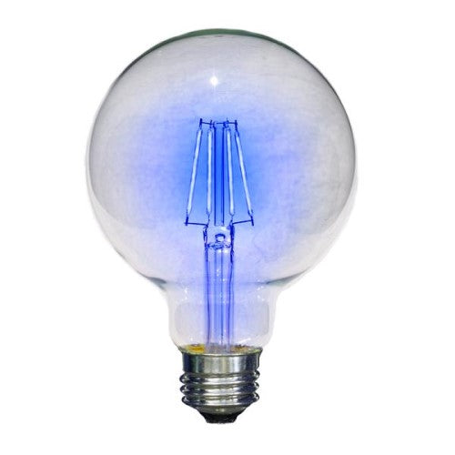 グローバル AMEDAMA フィラメントLEDカラー電球 G95/E26 ブルー オーム FLDC-G95B