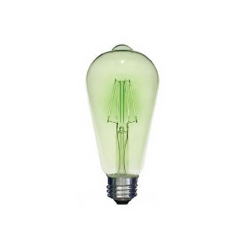 グローバル AMEDAMA フィラメントLEDカラー電球 ST64/E26 グリーン オーム FLDC-ST64G