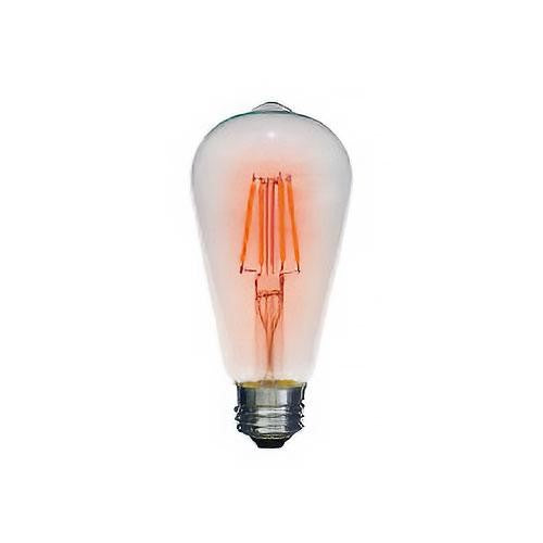 グローバル AMEDAMA フィラメントLEDカラー電球 ST64/E26 レッド オーム FLDC-ST64R
