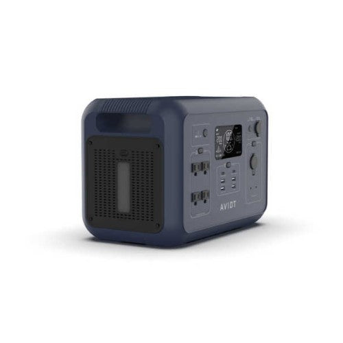 ポータブル電源 リン酸鉄リチウムイオン電池 15出力 AC・DC充電・ソーラー(別売) USB Power Delivery対応 AVIOT PS-F1200-NV