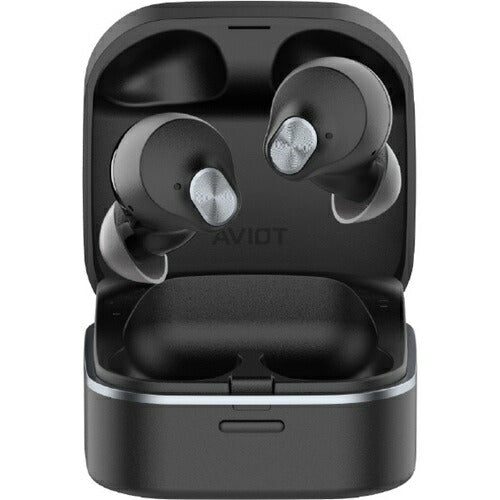 ワイヤレスイヤホン Bluetooth LDAC ハイレゾ対応 ワイヤレス充電 防水 IPX4相当 AVIOT ブラックオニキス プレシードジャパン TE-Q3R-BK