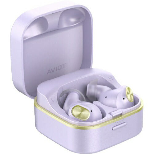 ワイヤレスイヤホン Bluetooth LDAC ハイレゾ対応 ワイヤレス充電 防水 IPX4相当 AVIOT ラベンダージェイド プレシードジャパン TE-Q3R-LV