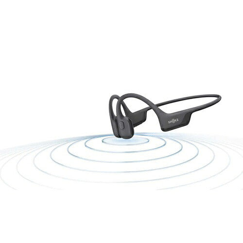 Shokz ショックス 骨伝導ワイヤレスイヤホン OpenRun Air 2 SKZ-EP-000079 IP55防塵防水 ブラック