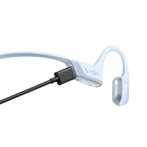 Shokz ショックス 骨伝導ワイヤレスイヤホン OpenRun Air 2 SKZ-EP-000080 IP55防塵防水 アイスブルー