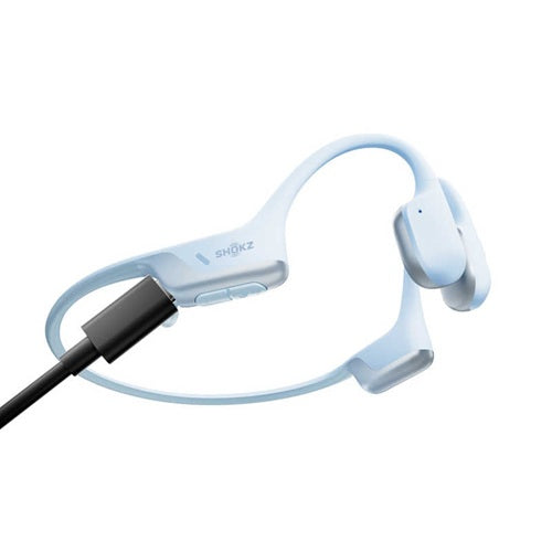 Shokz ショックス 骨伝導ワイヤレスイヤホン OpenRun Air 2 SKZ-EP-000080 IP55防塵防水 アイスブルー