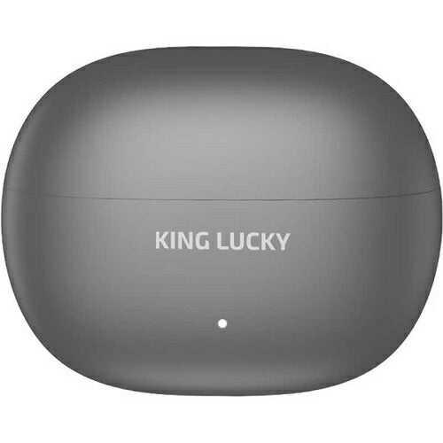 完全ワイヤレスイヤホン[イヤーカフ/長持ちバッテリー] ブラック KINGLUCKY i239-BK