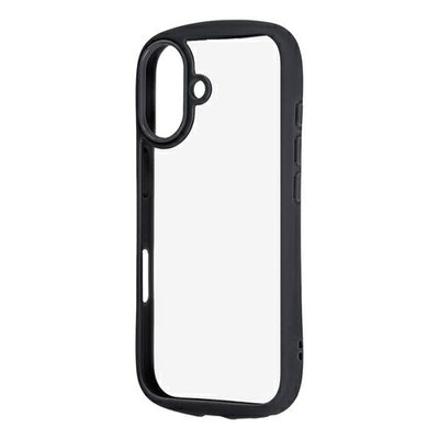 ハイブリッドタフケース Puffull +レンズガードリング / ブラック iPhone 17 レイアウト RT-P52CMD1/B