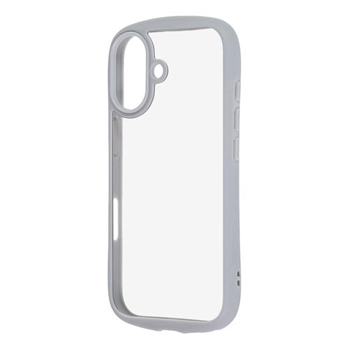 ハイブリッドタフケース Puffull +レンズガードリング / グレー iPhone 17 レイアウト RT-P52CMD1/GR