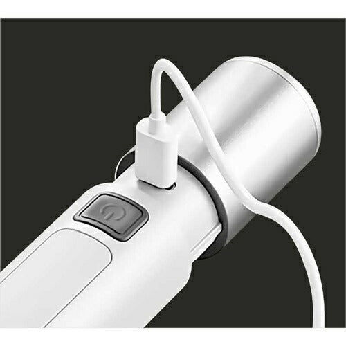 TERAS USB充電式 3ウェイハンディカラビナライト ホワイト トレードワン 30965