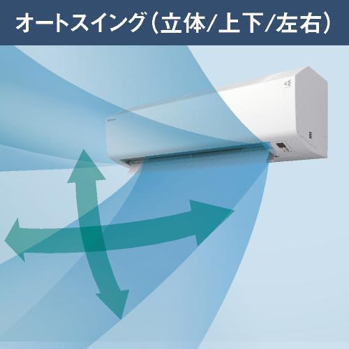 標準取付工事別 ルームエアコン 2025年モデル Eシリーズ ホワイト [おもに6畳用 /100V] ダイキン AN225AES-W